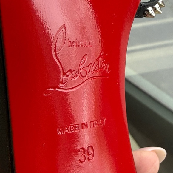 Christian Louboutin Studded Strappy Heels 39 - Picture 5 of 7